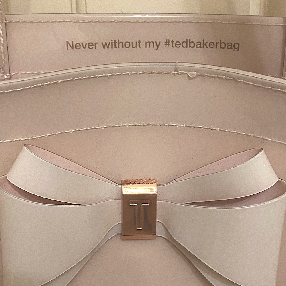 Ted Baker PVC Large Tote Bag Light Pink